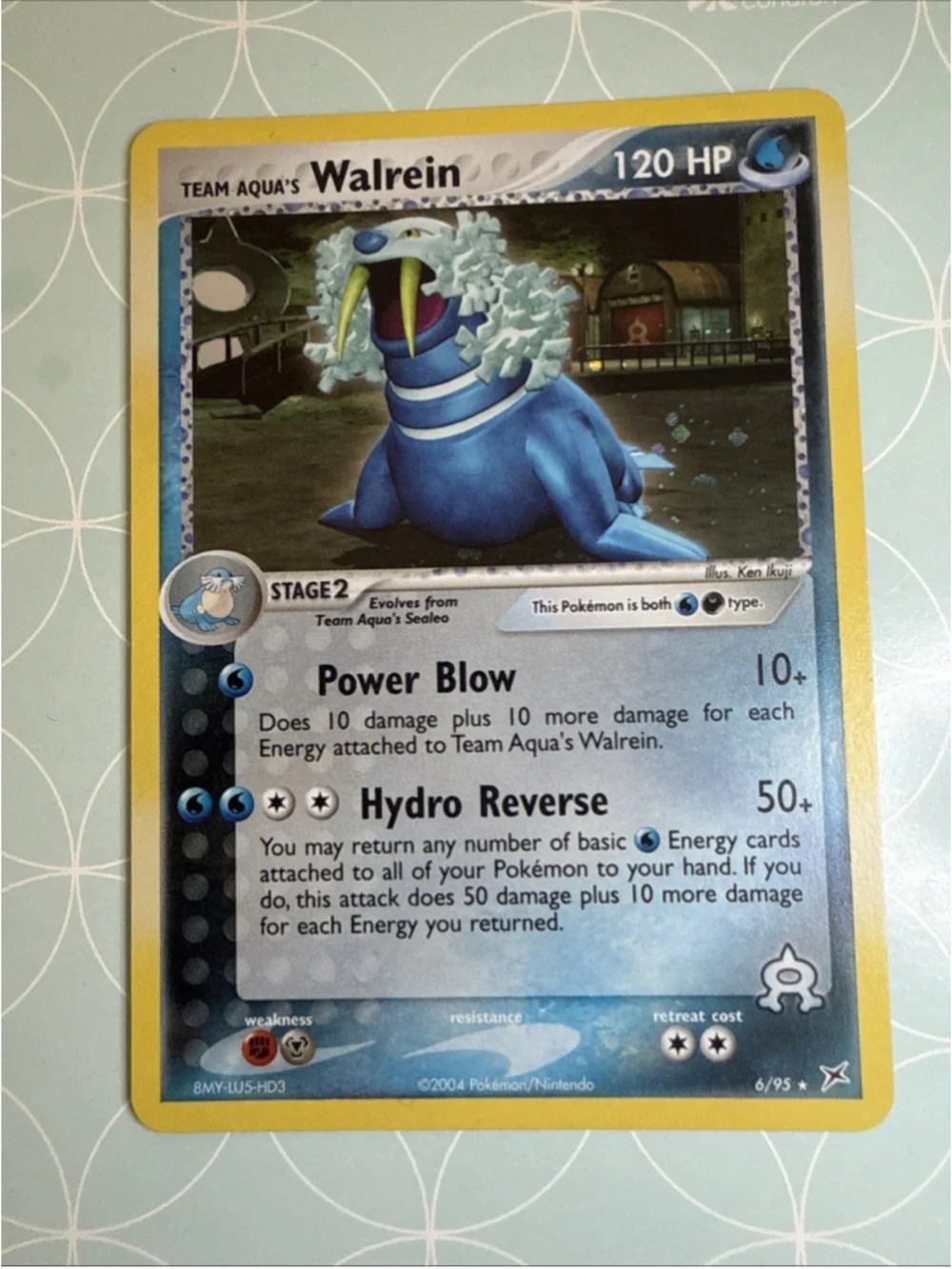 Team Aqua's Walrein 6/95 Team Magma vs Team Aqua Holo